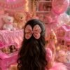 Sparkly Pink Glitter Hair Bow