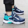Kids' Multi-Color Sporty Mesh and Faux-Leather Sneakers