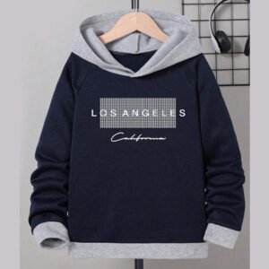 Kids' Two-Tone "Los Angeles California" Graphic Hoodie