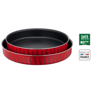 TEFAL Tempo Flame 2-Piece Set, Kebbe Dishes 34/38cm