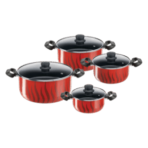TEFAL Tempo Flamme 8 pc set stewpots 18/22/26/30 cm