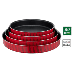 TEFAL Tempo Flame 4-Piece Set, Kebbe Dishes 28/30/34/38cm