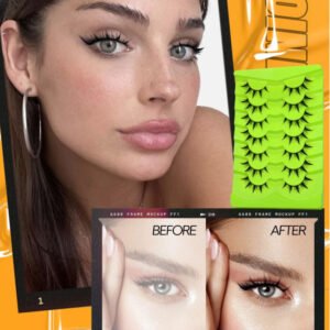 Cat Eye False Eyelashes Multipack – Wispy Fluttery Half & Full Strip Lashes