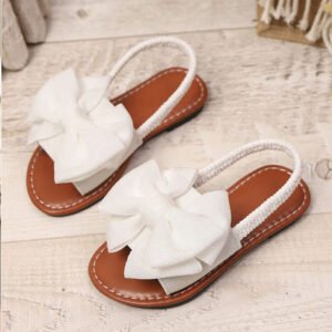 Summer Elastic Back Flat Beach Sandals