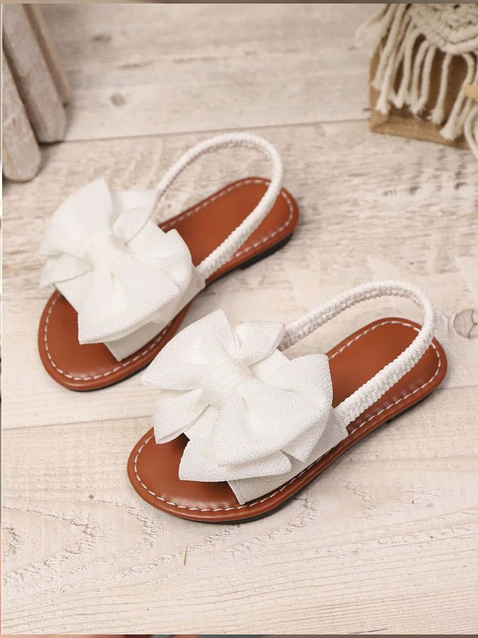 Summer Elastic Back Flat Beach Sandals